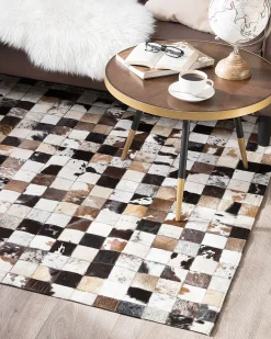 Tappeto CERLI Bianco 160 x 230 cm Pelle naturale