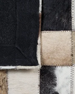 Tappeto CERLI Bianco 160 x 230 cm Pelle naturale