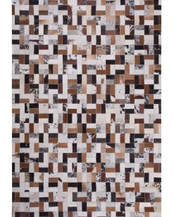 Tappeto CESME Multicolore 160 x 230 cm Pelle naturale