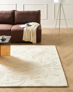 Tappeto CHENNAI Beige chiaro 200 x 300 cm Lana