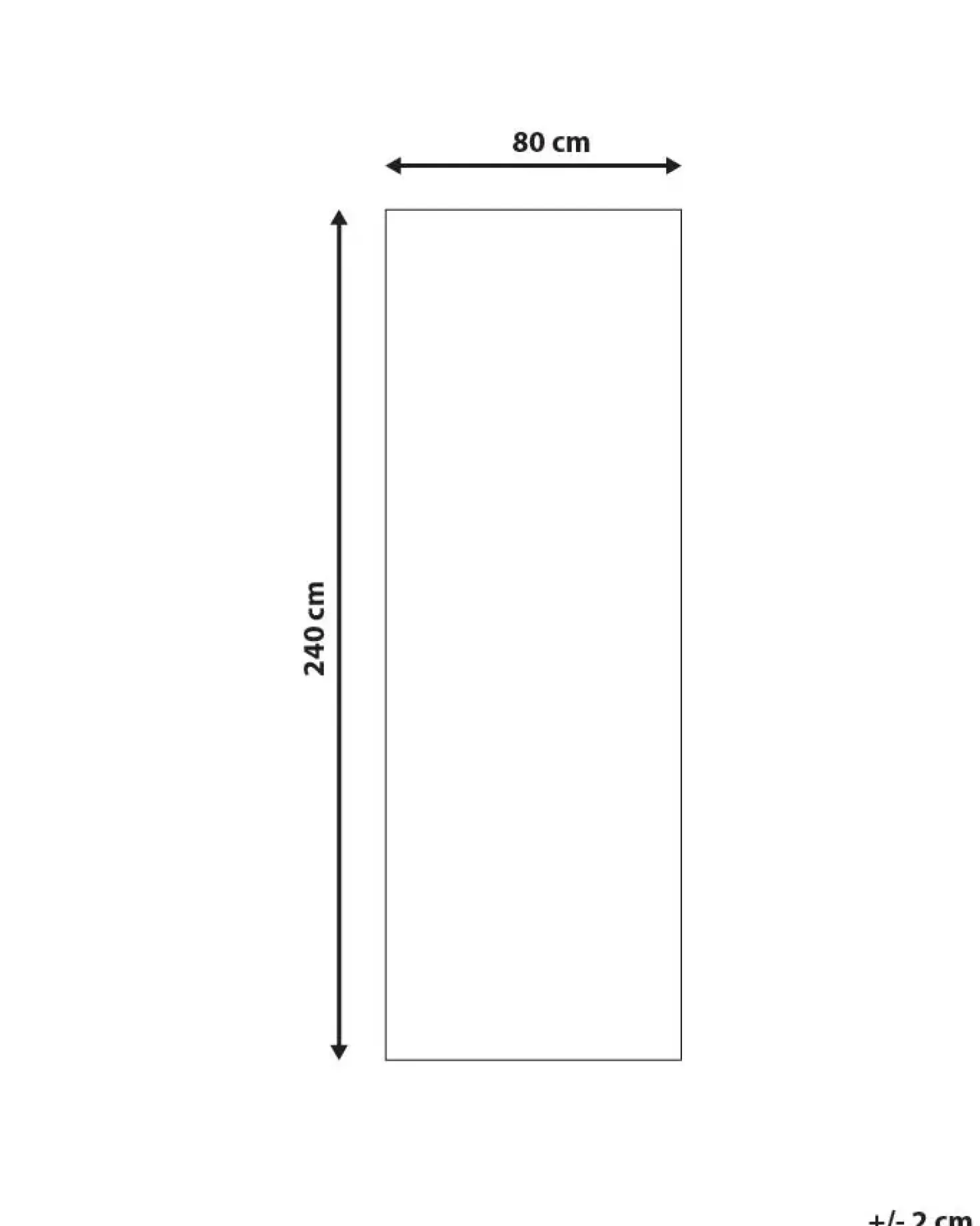 Tappeto CIVRIL Multicolore 80 x 240 cm