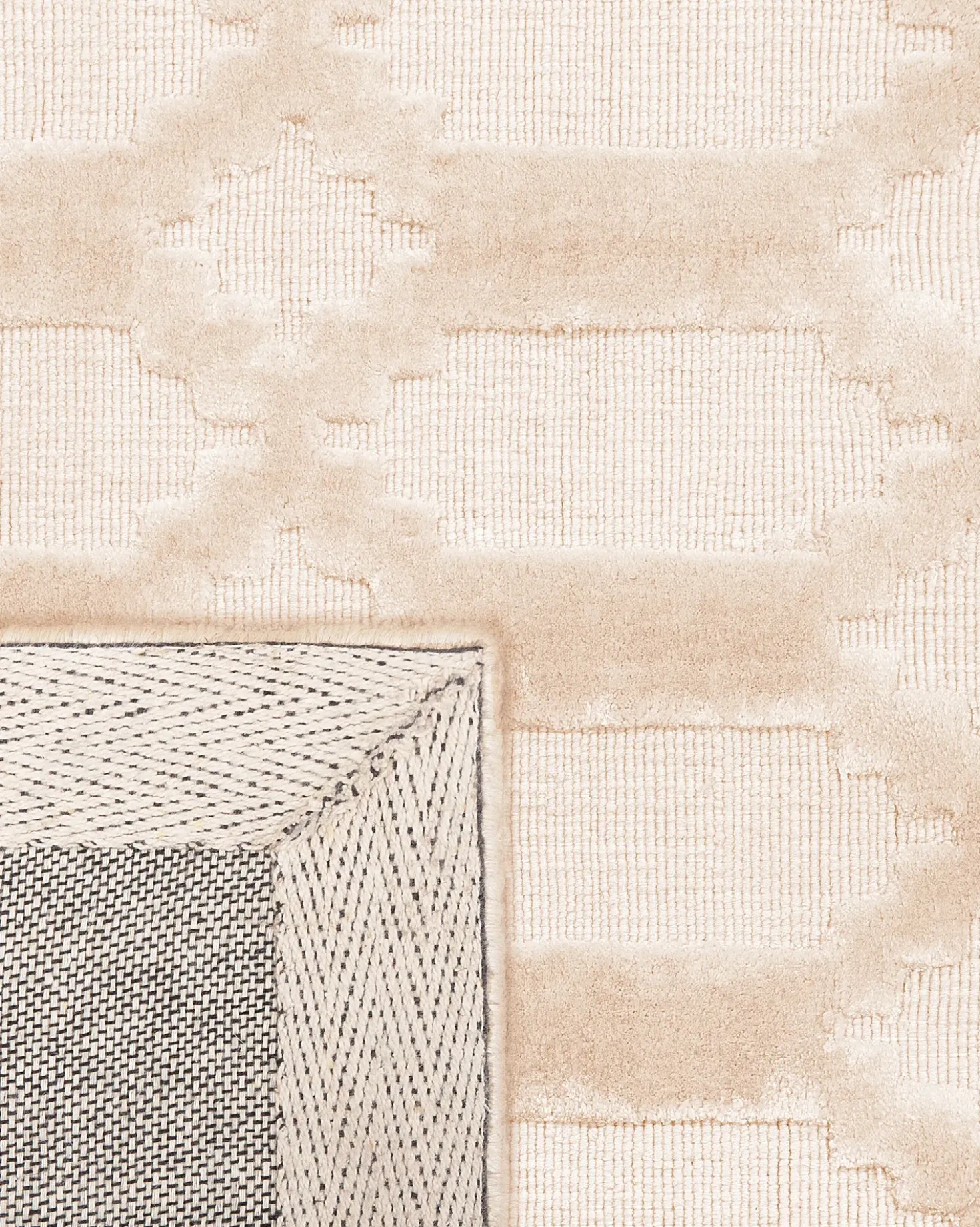 Tappeto CIZRE Beige 160 x 230 cm Viscosa