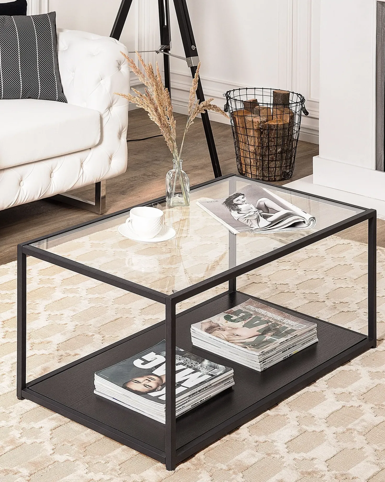 Tappeto CIZRE Beige 160 x 230 cm Viscosa