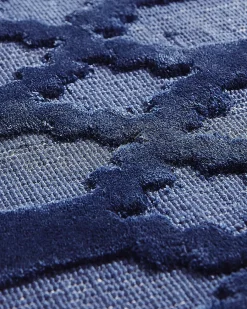 Tappeto CIZRE Blu marino 160 x 230 cm Viscosa