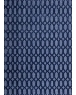 Tappeto CIZRE Blu marino 160 x 230 cm Viscosa