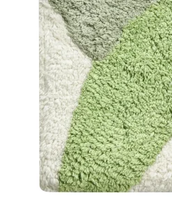 Tappeto da bagno ASAN Verde 60 x 90 cm Cotone