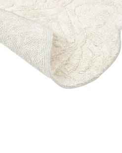 Tappeto da bagno CANBAR Beige chiaro 150 x 60 cm Cotone