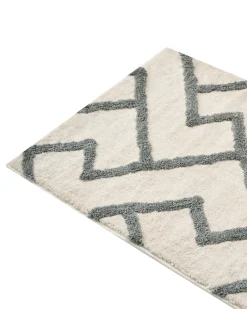 Tappeto da bagno GARHI Beige 60 x 90 cm Cotone