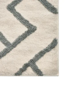 Tappeto da bagno GARHI Beige 60 x 90 cm Cotone