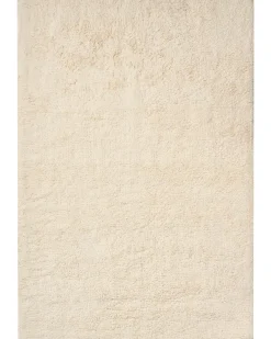 Tappeto da bagno GOELA Bianco sporco 60 x 90 cm Cotone