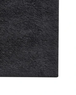 Tappeto da bagno GOELA Nero 60 x 90 cm Cotone