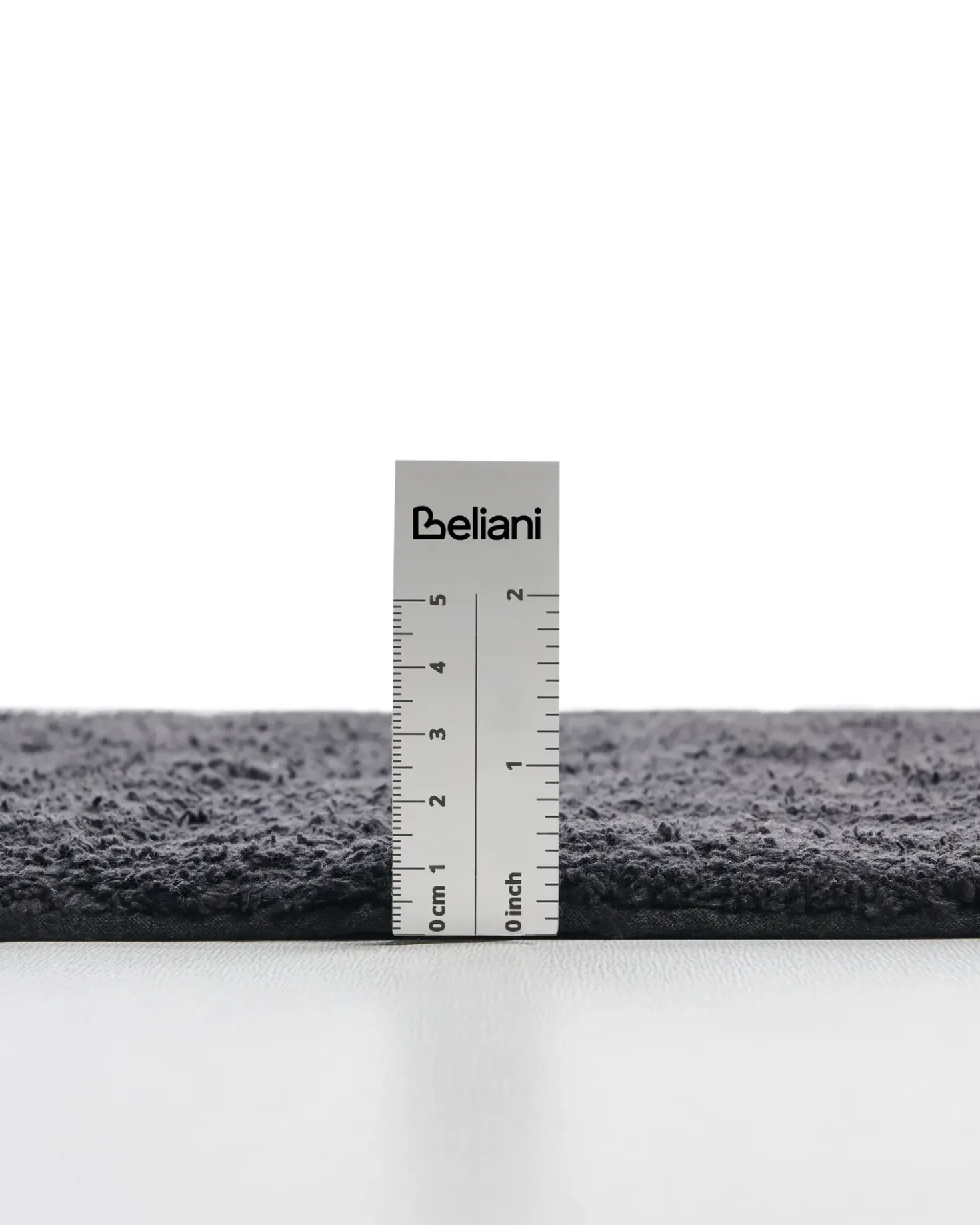 Tappeto da bagno GOELA Nero 60 x 90 cm Cotone