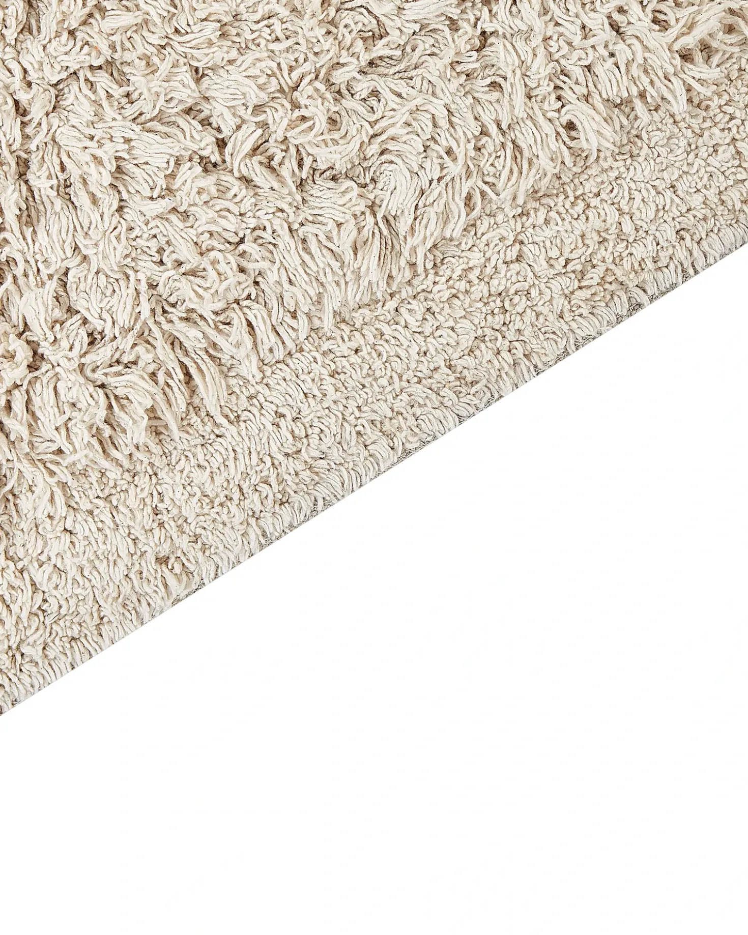 Tappeto da bagno OLTAN Beige 50 x 80 cm Cotone