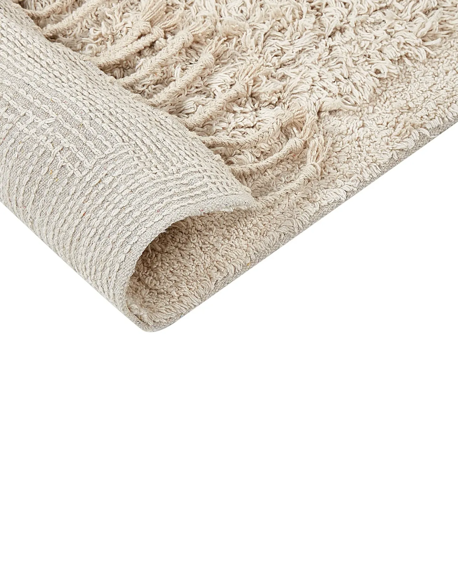 Tappeto da bagno OLTAN Beige 50 x 80 cm Cotone