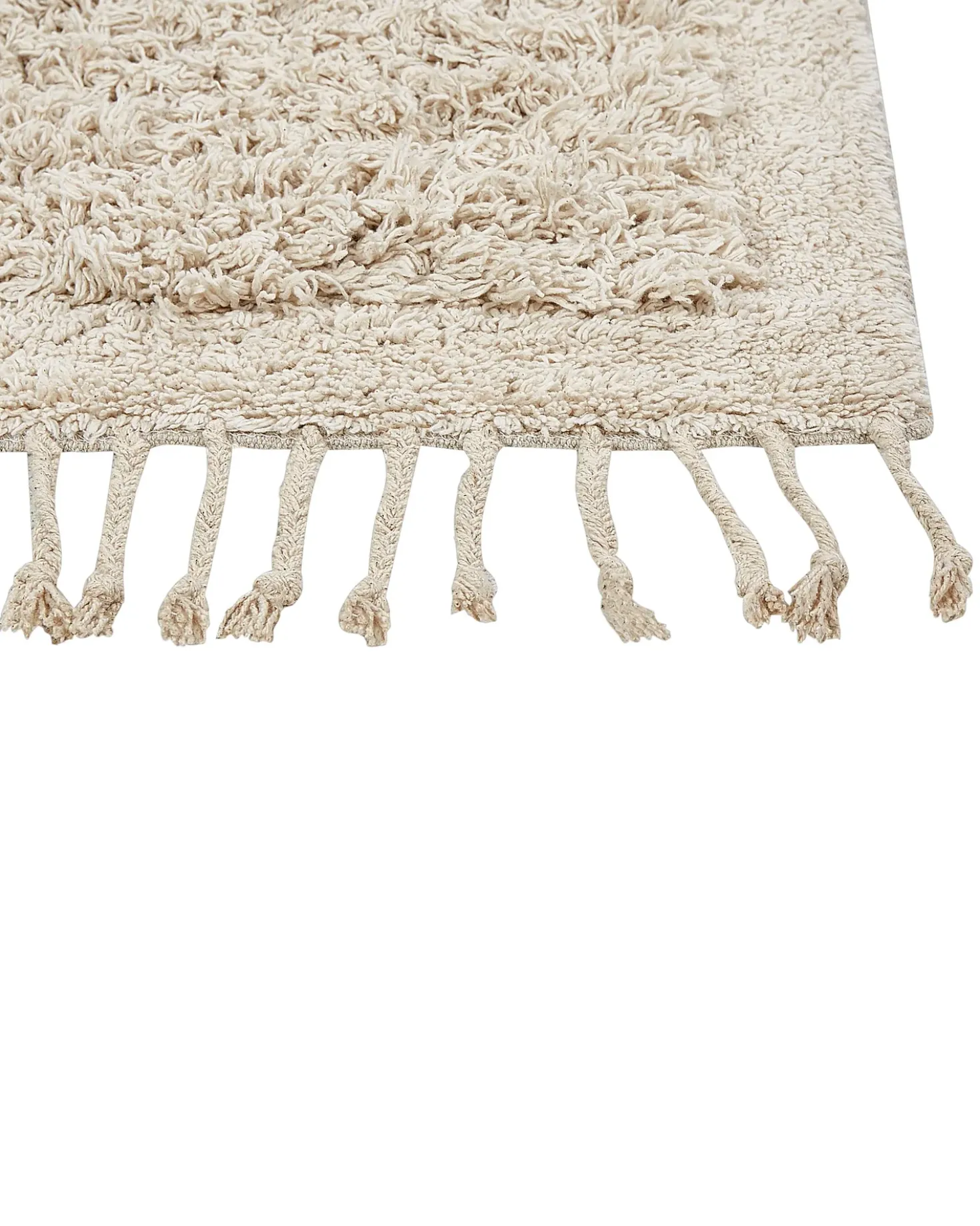 Tappeto da bagno OLTAN Beige 50 x 80 cm Cotone