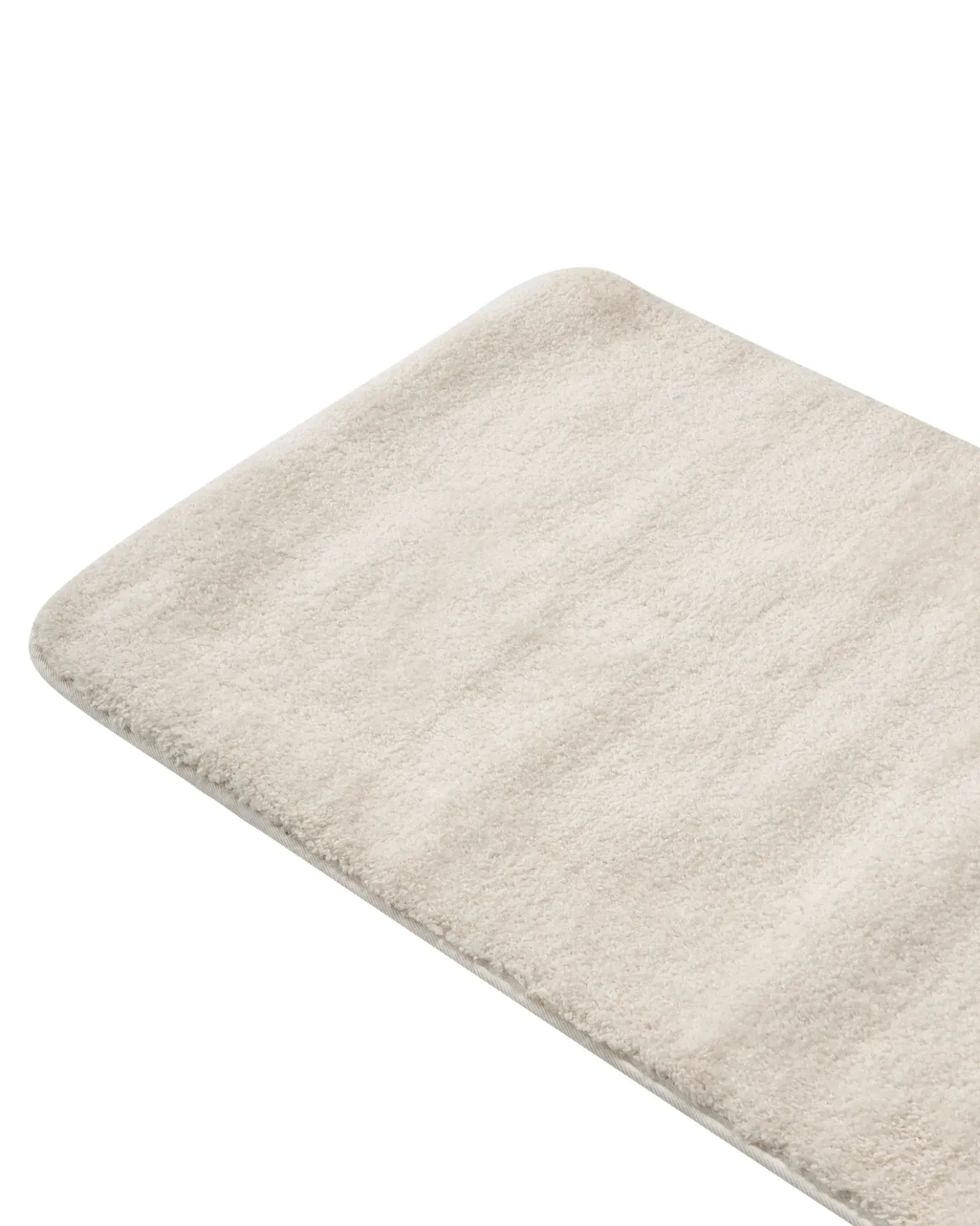 Tappeto da bagno URLANA Bianco sporco 60 x 90 cm Microfibra