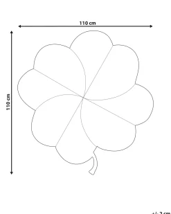 Tappeto da gioco per bambini ACADINE 110 x 110 cm Cotone Verde