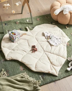 Tappeto da gioco per bambini HELIKON 110 x 110 cm Cotone Bianco sporco
