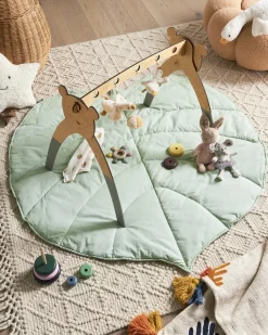 Tappeto da gioco per bambini EOLIA 110 x 110 cm Cotone Verde chiaro