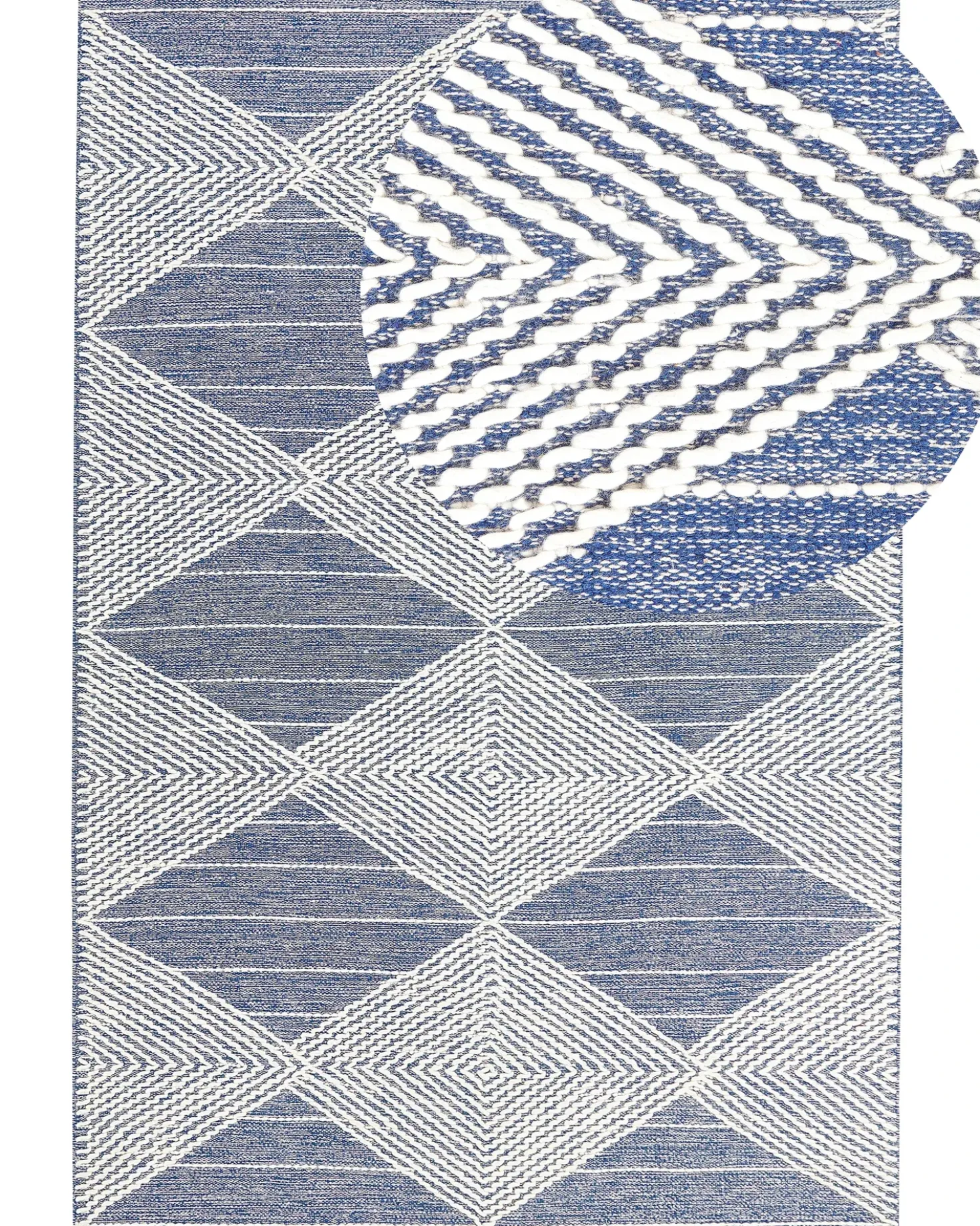 Tappeto DATCA Blu 160 x 230 cm Lana