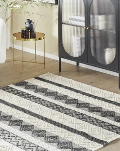 Tappeto DAVUTLAR Beige chiaro 160 x 230 cm Lana
