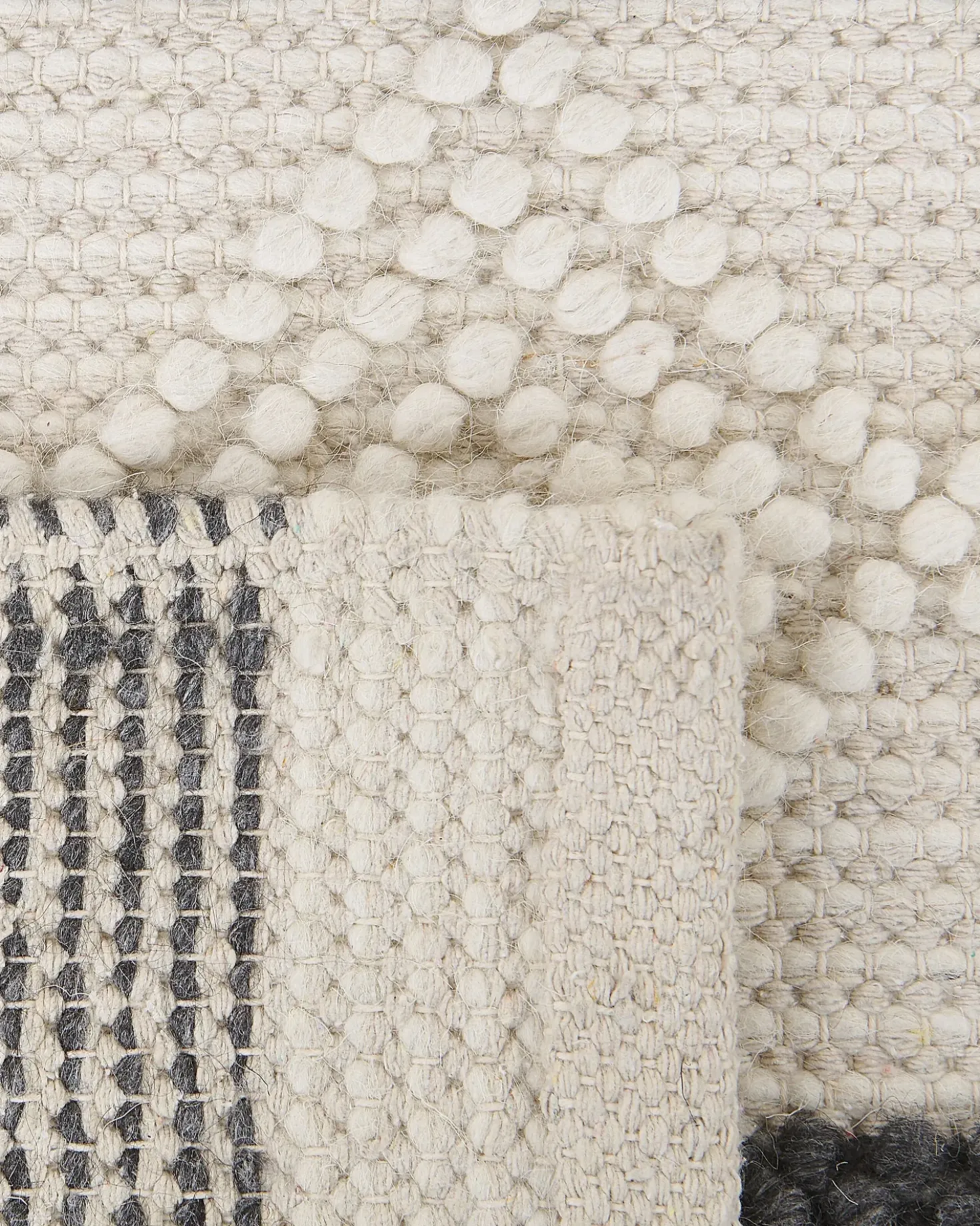 Tappeto DAVUTLAR Beige chiaro 160 x 230 cm Lana