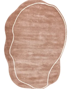 Tappeto DERA Marrone 160 x 230 cm Viscosa