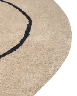 Tappeto DIGRI Beige ø 200 cm Viscosa