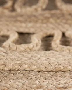 Tappeto DIKILI Beige ø 120 cm Iuta