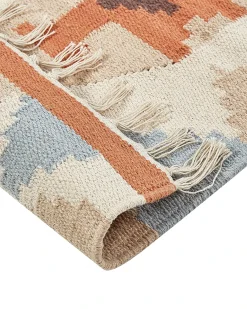 Tappeto DILIJAN Multicolore 80 x 300 cm Cotone Kilim