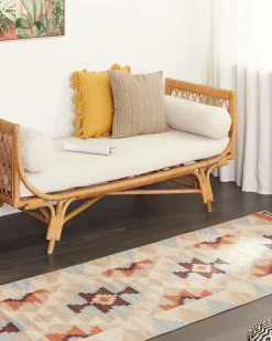 Tappeto DILIJAN Multicolore 80 x 300 cm Cotone Kilim