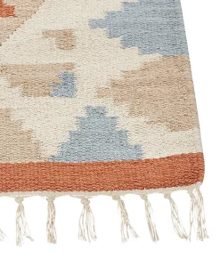 Tappeto DILIJAN Multicolore 80 x 300 cm Cotone Kilim