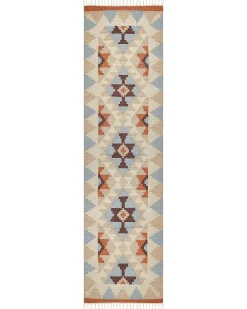 Tappeto DILIJAN Multicolore 80 x 300 cm Cotone Kilim