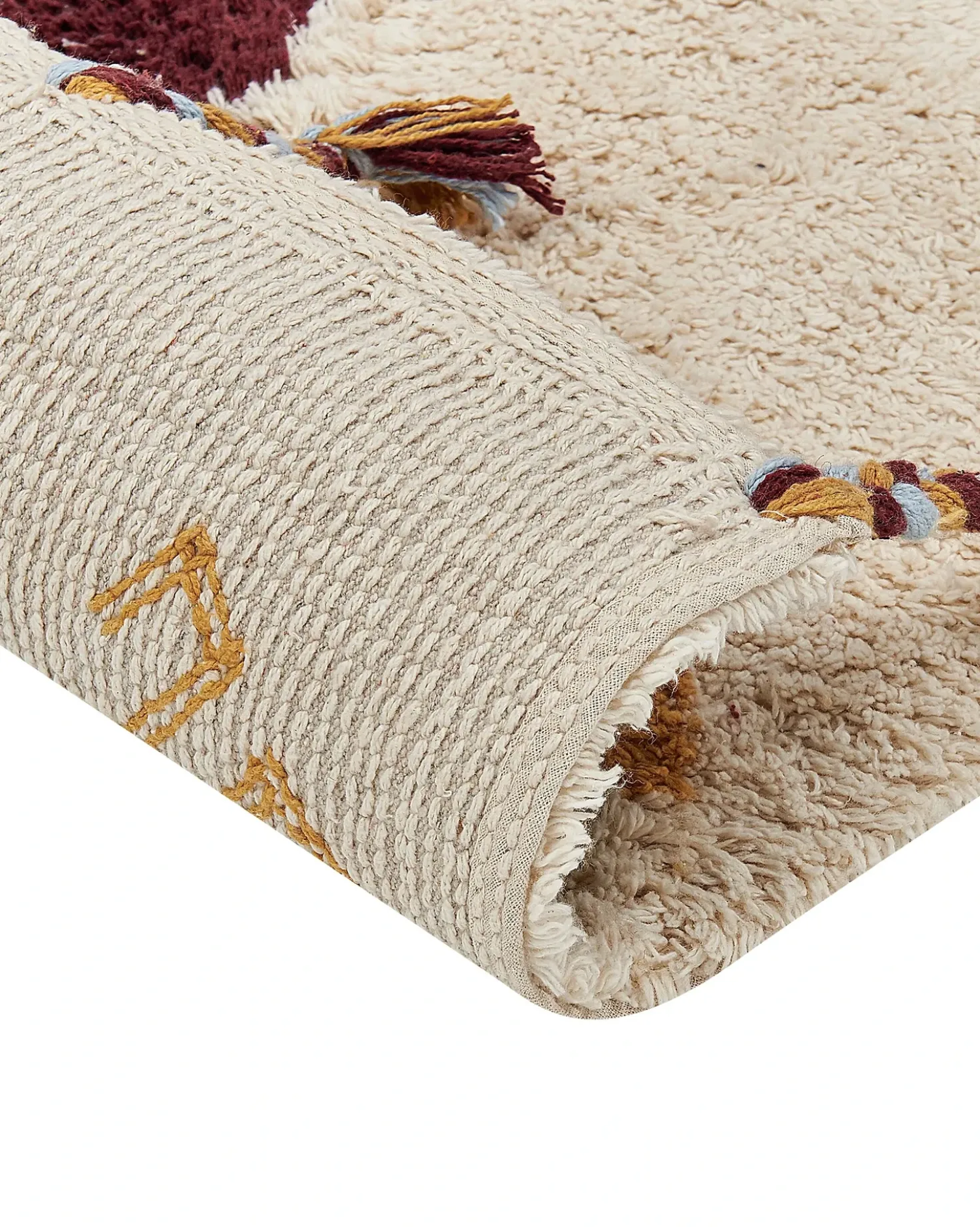 Tappeto DUZCE Beige 160 x 230 cm Cotone