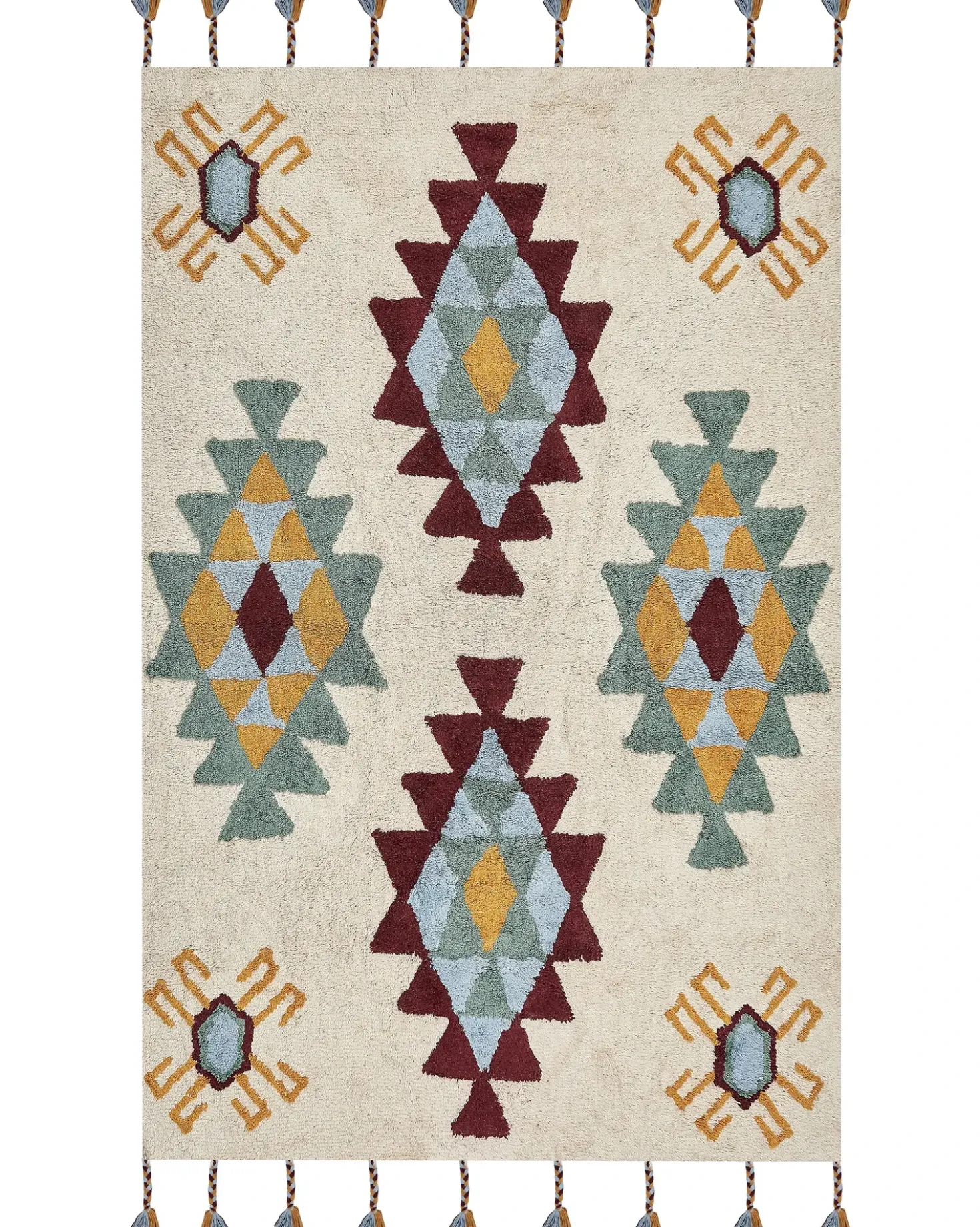 Tappeto DUZCE Beige 160 x 230 cm Cotone