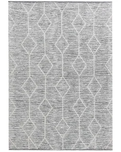 Tappeto EDREMIT Grigio 140 x 200 cm Cotone