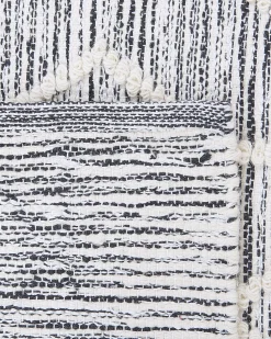 Tappeto EDREMIT Grigio 140 x 200 cm Cotone