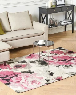 Tappeto EJAZ Rosa 200 x 300 cm Cotone