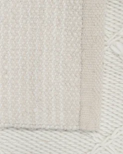 Tappeto ELLEK Bianco 160 x 230 cm Lana