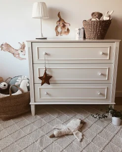 Tappeto ELLEK Bianco 160 x 230 cm Lana