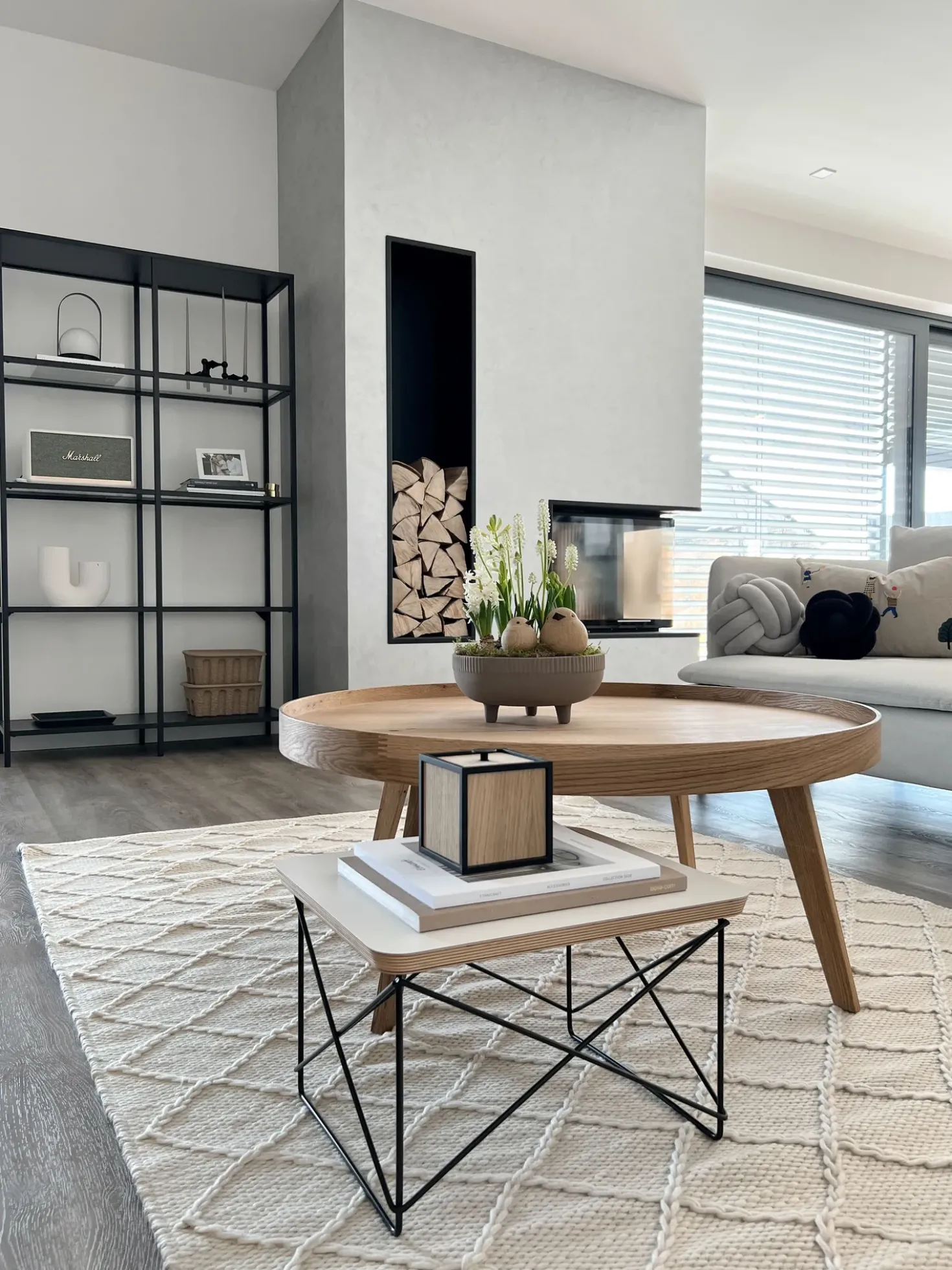 Tappeto ELLEK Bianco 160 x 230 cm Lana