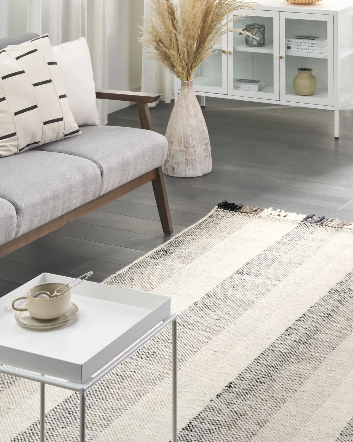 Tappeto EMIRLER Bianco 160 x 230 cm Lana