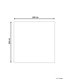 Tappeto ERCIS Blu 200 x 200 cm Viscosa