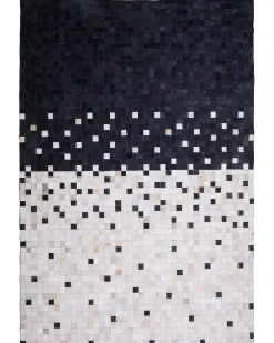 Tappeto ERFELEK Nero 160 x 230 cm Pelle naturale