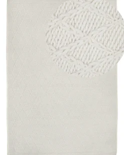 Tappeto ERZIN Bianco sporco 160 x 230 cm