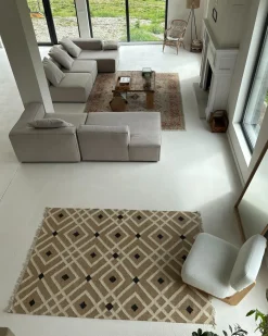 Tappeto ESENCIK Beige 200 x 300 cm Iuta
