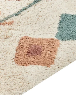 Tappeto ESKISEHIR Beige 140 x 200 cm Cotone