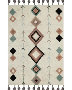 Tappeto ESKISEHIR Beige 140 x 200 cm Cotone
