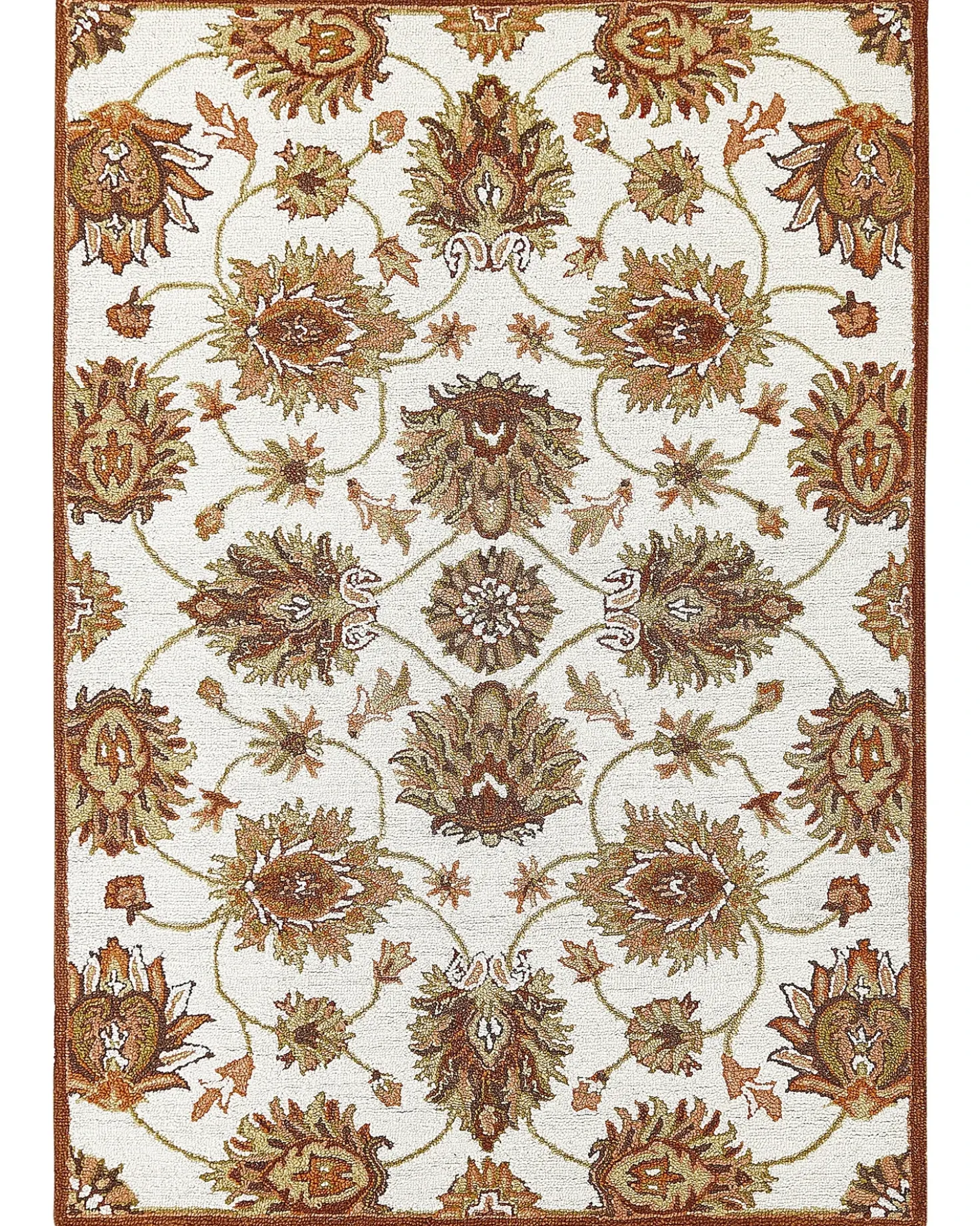 Tappeto EZINE Beige 160 x 230 cm Lana