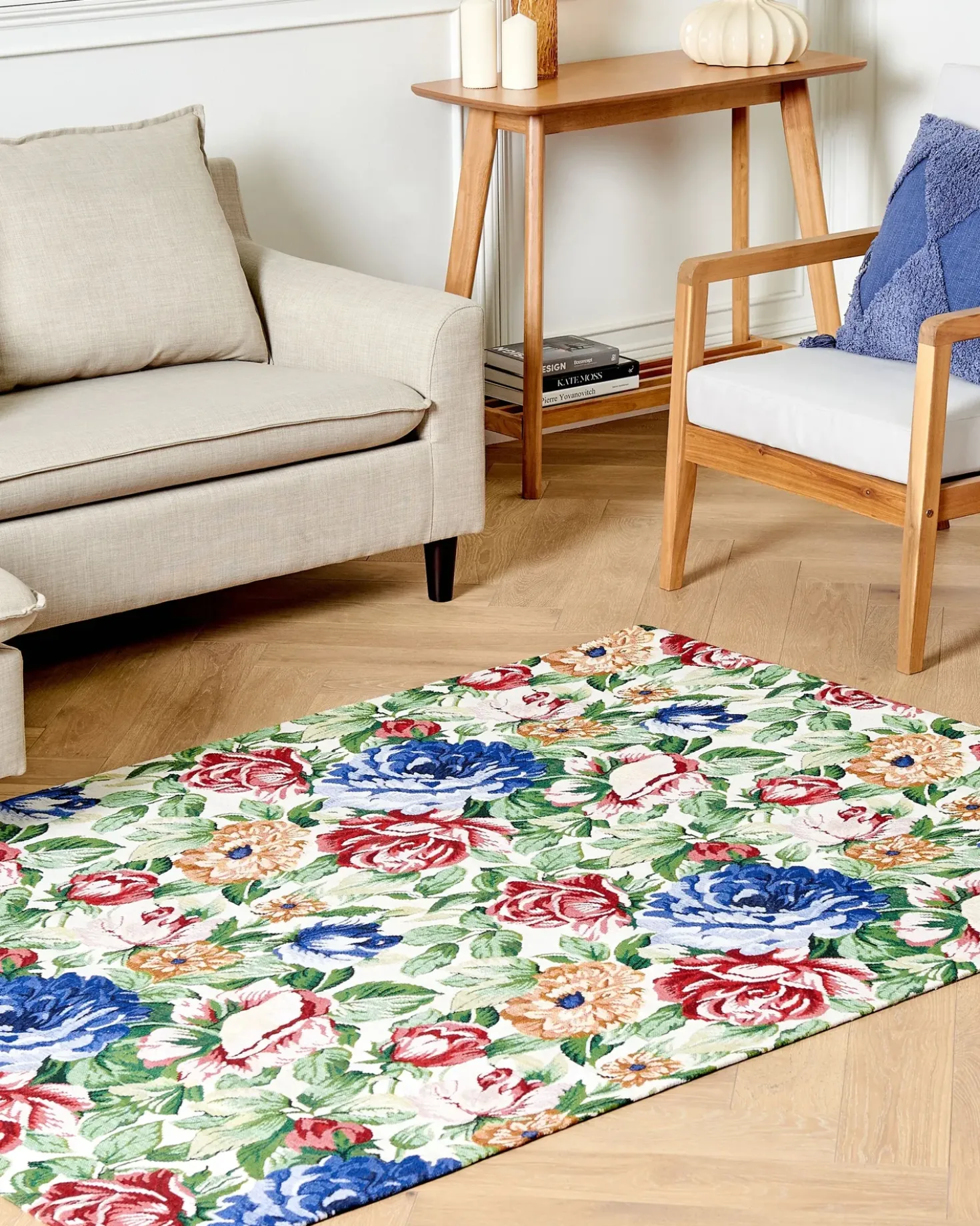 Tappeto FARWAN Multicolore 140 x 200 cm Cotone